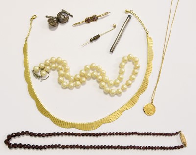 Lot 251 - A Small Quantity of Jewellery, including a...