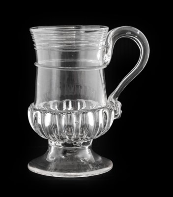 Lot 529 - A Glass Coin Tankard, mid 18th century, of...