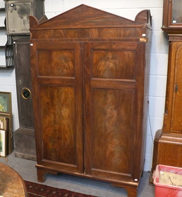 Lot 1437 - A Mahogany Cupboard, of small proportions,...