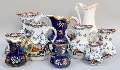 Lot 365 - A Graduated Set of Six Mason's Ironstone Jugs,...