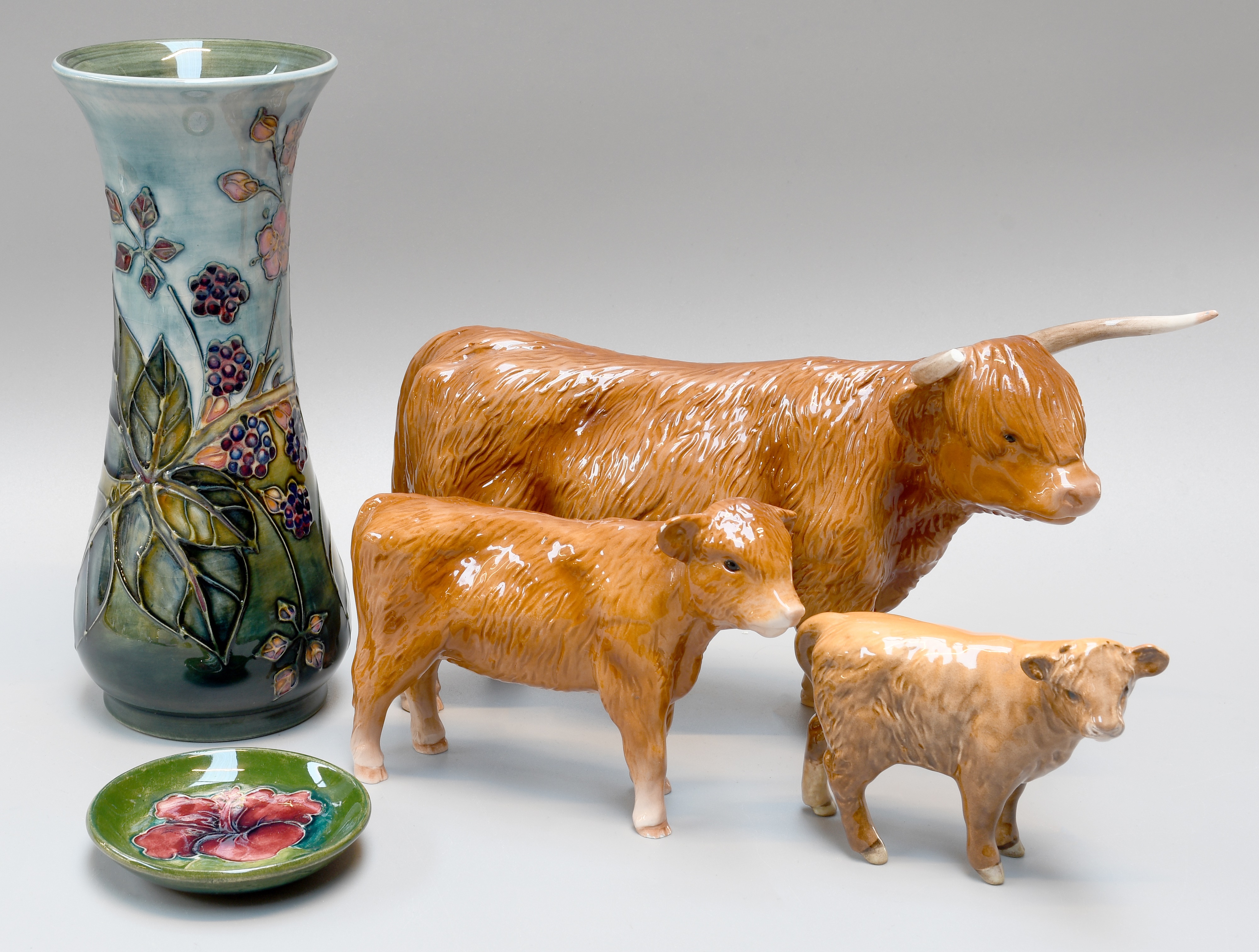 Lot 54 A Modern Moorcroft Pottery Leaf and Berry