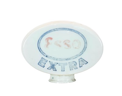 Lot 624 - ESSO EXTRA: An Opaque Glass Petrol Pump Globe,...