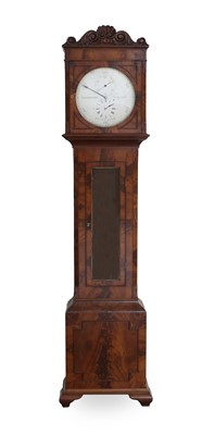 Lot 690 - A Good Mahogany Eight Day Regulator Longcase...