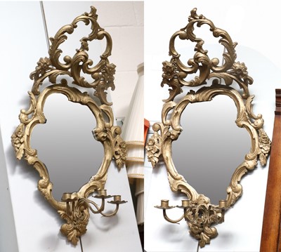 Lot 1200 - A Pair of 18th Century Style Giltwood...