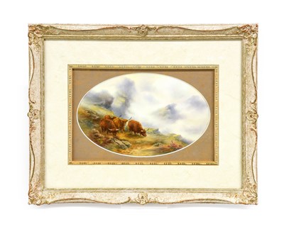 Lot 67 - A Pair of Royal Worcester Porcelain Plaques,...