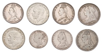 Lot 108 - A Small Assortment of British Silver Coins,...