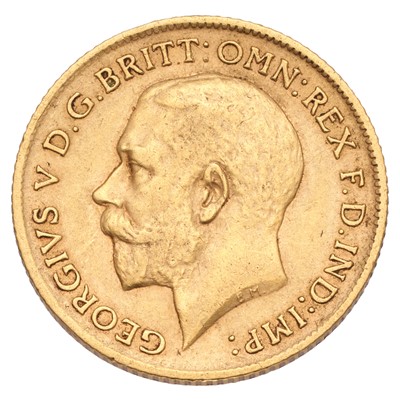 Lot 237 - George V, Half Sovereign 1912; very fine