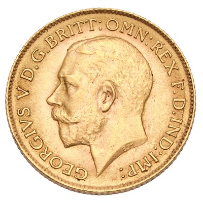 Lot 244 - George V, Half Sovereign 1914; extremely fine...