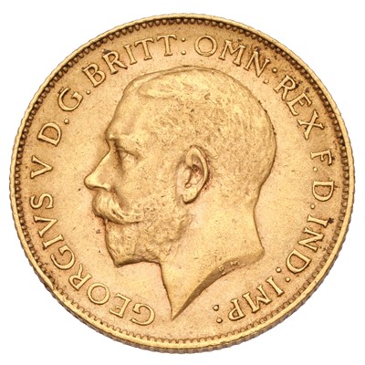 Lot 243 - George V, Half Sovereign 1914; good very fine