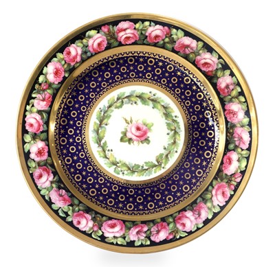 Lot 563 - A Royal Crown Derby Porcelain Plate, by Albert...