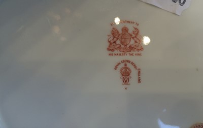 Lot 563 - A Royal Crown Derby Porcelain Plate, by Albert...