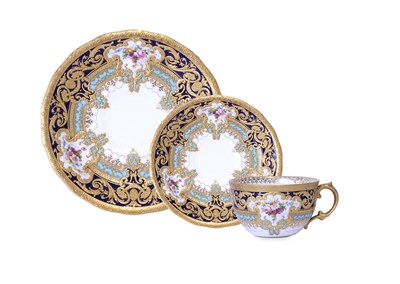 Lot 564 - A Royal Crown Derby Trio from the Judge Gary...