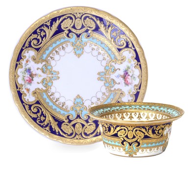 Lot 565 - A Royal Crown Derby Porcelain Ramakin Dish and...