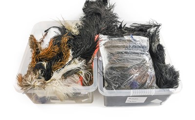 Lot 2025 - Quantity of Assorted Feathers and Hat Nets...