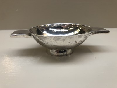 Lot 38 - A Scottish Silver Quaich, Apparently Unmarked,...