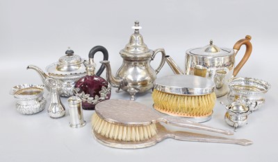 Lot 100 - A Collection of Assorted Silver and Silver...