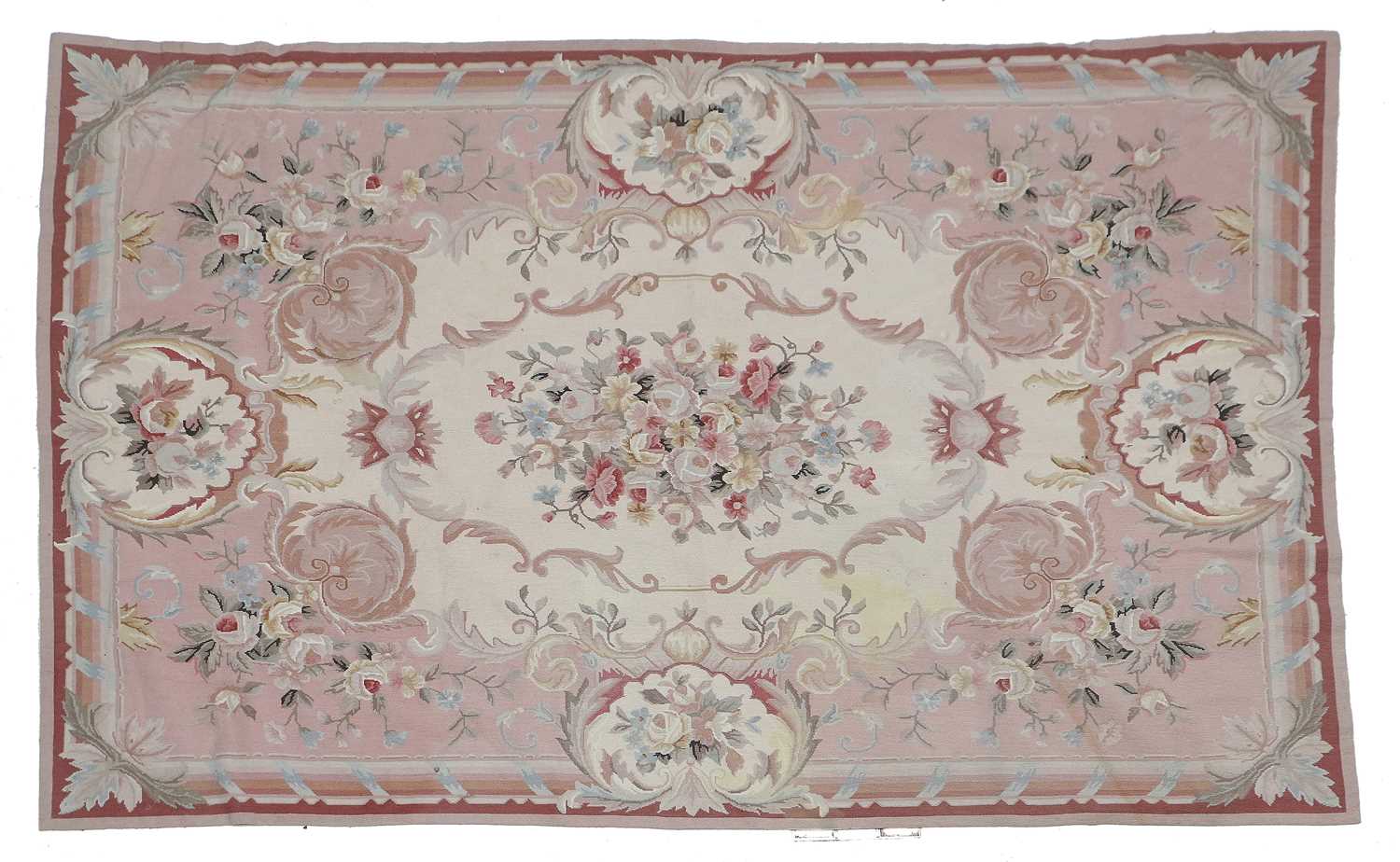 Lot 122 - Chinese Aubusson Style Gros Point Rug The...