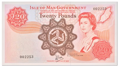 Lot 448 - Isle of Man, £20 note, 1979 Millennium year...