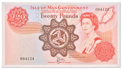 Lot 446 - Isle of Man, £20 note, 1979 Millennium year...