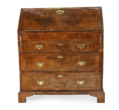 Lot 719 - A George II Figured Walnut, Crossbanded and...