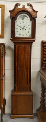 Lot 1354 - A Mahogany Eight Day Longcase Clock, circa...