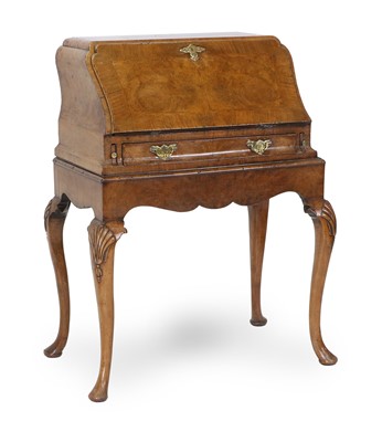 Lot 718 - A George I-Style Figured, Burr Walnut,...