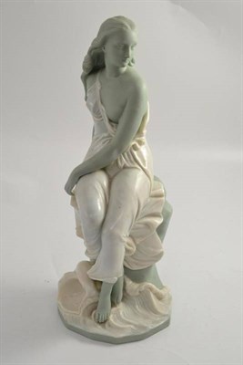 Lot 201 - Minton coloured Parian figure ";Miranda"