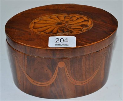 Lot 204 - George III tea caddy