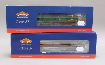 Lot 196 - Bachmann OO Gauge Two Class 37 Diesel Locomotives