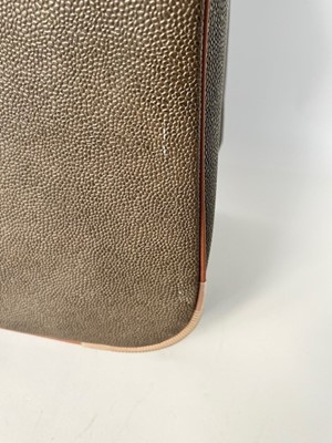 Lot 1051 - Mulberry Mole Scotchgrain Rolling Suitcase,...