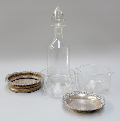 Lot 353 - A Collection of Silver, Silver Plate and Glass,...