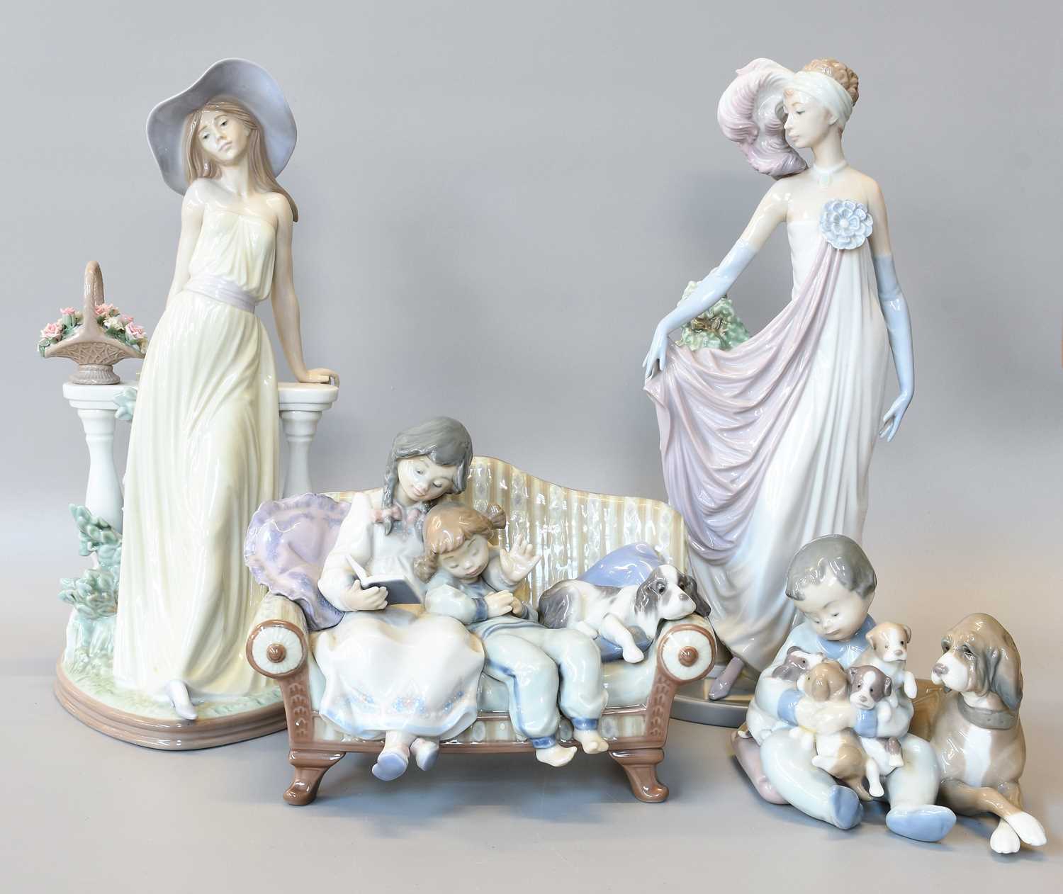 Lot 41 - Four Lladro Groups Including, Model No, 5735...