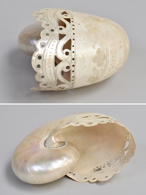 Lot 289 - Nantilus Shell ''Miguiela Ano 1878''