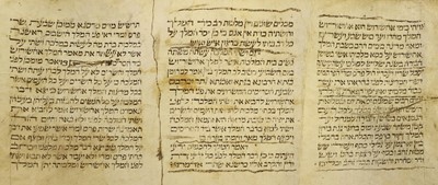 Lot 38 - Hebrew Manuscript. Esther Scroll (Megillah...