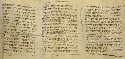 Lot 38 - Hebrew Manuscript. Esther Scroll (Megillah...