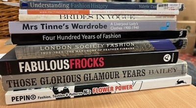 Lot 1212 - Fashion History and Costume Books, comprising...