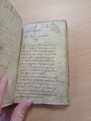 Lot 33 - Religious Commonplace Book. Commonplace Book...