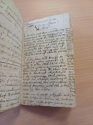 Lot 33 - Religious Commonplace Book. Commonplace Book...