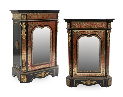 Lot 815 - A Pair of Victorian Gilt-Metal-Mounted Red...