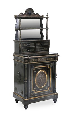 Lot 817 - A Louis XVI-Style Ebonised, Gilt-Metal-Mounted...