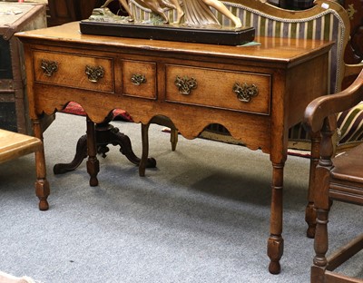 Lot 1374 - A Titchmarsh & Goodwin Oak Three Drawer Low...