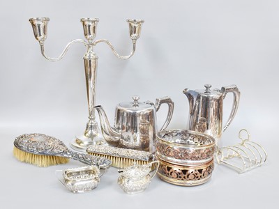 Lot 99 - A Collection of Assorted Silver and Silver...