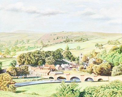 Lot 1188 - *Riley (20th century) View at Burnsall, North...