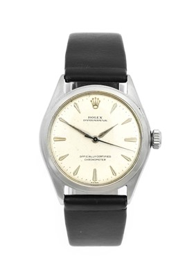 Lot 2191 - Rolex: A Stainless Steel Automatic Centre...