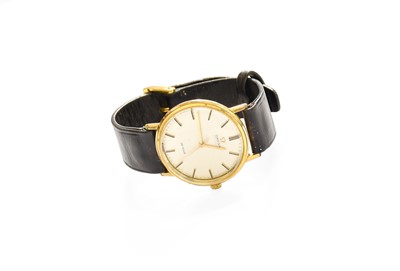 Lot 158 - A Steel and Gold Plated Omega De Ville Wristwatch