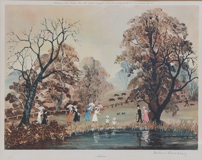 Lot 1101 - After Helen Bradley (1900-1979) "On a Lovely...