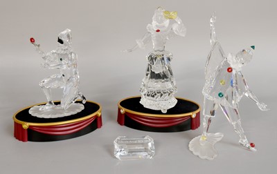 Lot 282 - Three Swarovski Crystal Society Figures, from...