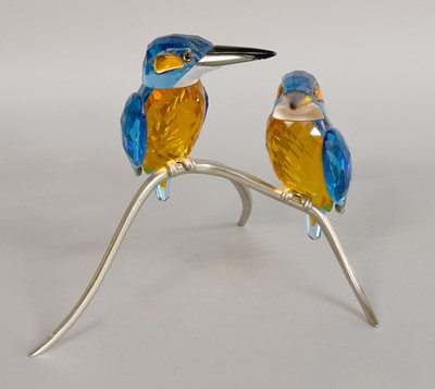 Lot 278 - Swarovski Crystal, "Kingfishers", model No....