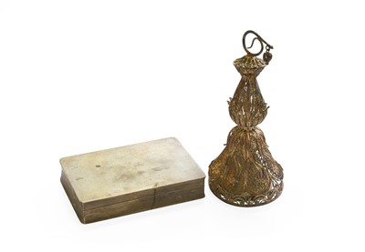 Lot 71 - A 19th Century Filigree Silver Table Bell, and...