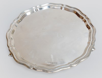 Lot 25 - An Edward VIII Silver Salver, by Collingwood...